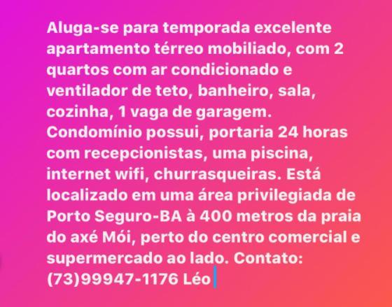 Apartamento 2 Quartos Porto Seguro Eksteriør bilde